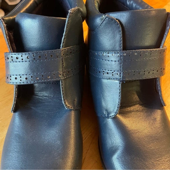 Angel steps new women’s ankle boots (booties)navy size 10M man made materials - Picture 2 of 9
